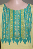 Cambric Embroidered & Printed Kurti – Nip (P-226-19-Y)