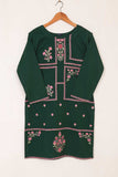 P-53-22-GREEN - OCCASION - CAMBRIC EMBROIDERED KURTI