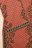 Khaaki Print - Rust - Stitched Cotton Cambric Kurti