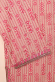 Khaaki Print - Pink - Lawn Printed Embroidered Kurti