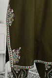 P-19-23-Mehndi - Surahi | 2Pc Cambric Printed Shirt With Printed Trouser