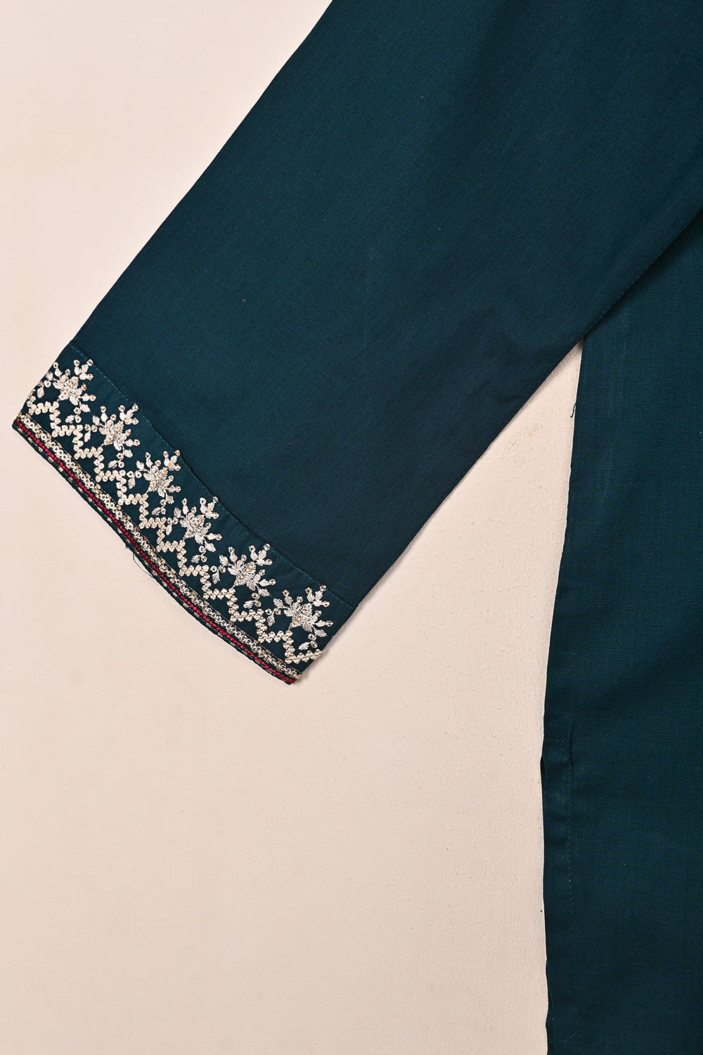 Rings - Blue - CAMBRIC EMBROIDERED KURTI