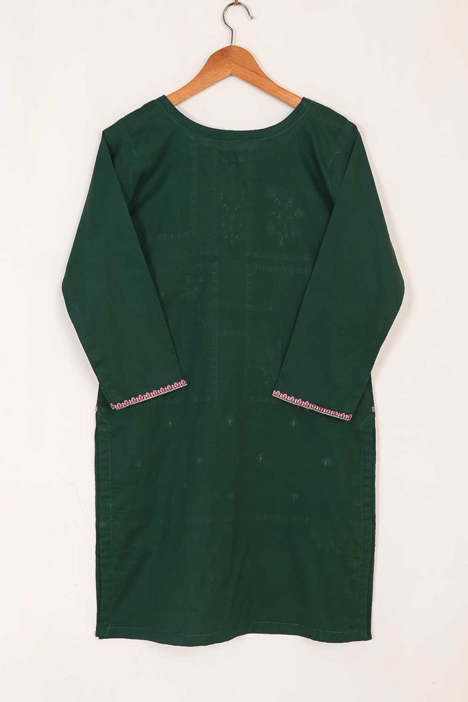 P-53-22-GREEN - OCCASION - CAMBRIC EMBROIDERED KURTI