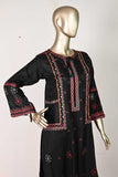 P-10-23-Black - Kashmiri | 2Pc Cambric Embroidered Shirt With Embroidered Trouser