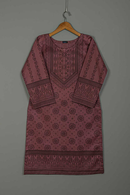 P-113-21-DullPink - Riddle - Cambric Printed Kurti