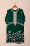 P-99-21-Green - Spring - Cambric Embroidered Kurti