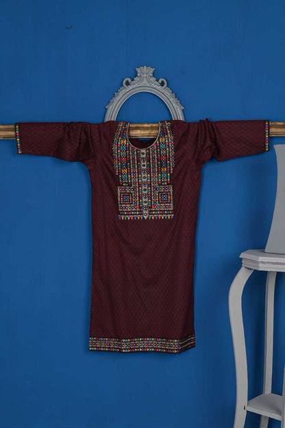 Cambric Printed & Embroidered Kurti - Rangoli (P-236-19-M)