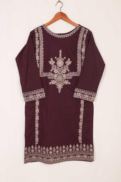 P-48-22-Magenta - Spine - Cambric Embroidered Kurti