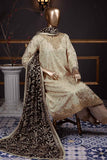 Fancy (D-120) | 3 Pc SEMI-STITCHED Embroidered Lawn Dress wirh Chiffon Dupatta.