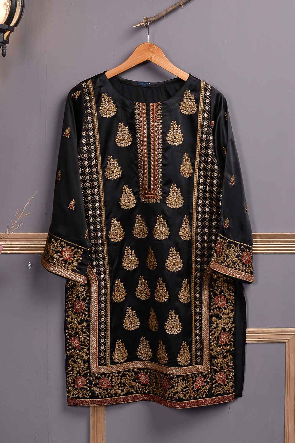 Silk Embroidered Kurti – Mountain (P-19-20-B)