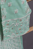 Cambric Embroidered Kurti - Crystal (P-260-19-SG)
