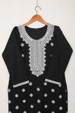 P-38-22-Black - All Over Sequence - Cambric Embroidered Kurti