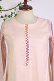 P-41-22-Pink - Lace Frock - Cambric Embroidered Kurti