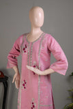 P-100-21-Pink - Supine - Paper Cotton Embroidered Kurti