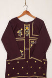 P-53-22-Maroon - Occasion - Cambric Embroidered Kurti
