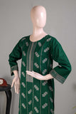 (PSW-06D-Green) - Cotton Embroidered Stitched Kurti