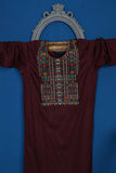 Cambric Printed & Embroidered Kurti - Rangoli (P-236-19-M)