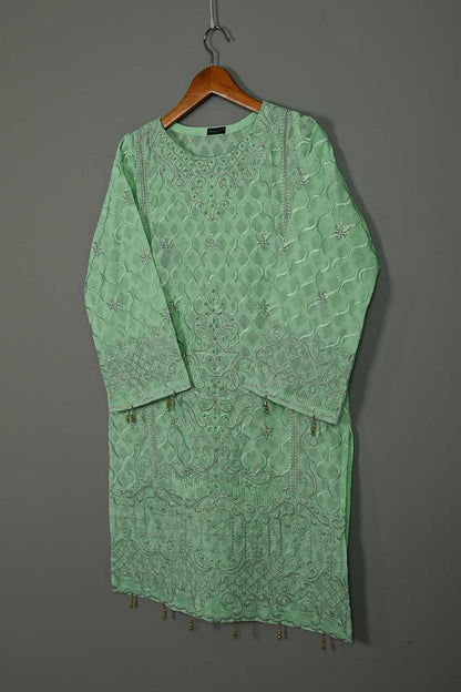 P-28-21-SeaGreen - Stove - Cambric Embroidered Kurti