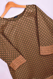 Cotton Summer Wear Printed Stitched Kurti - (PSW-02B-Brown)