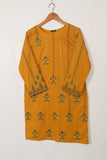 P-81-20-Mustard - BLOCK SEQUENCE - Cambric Printed & Embroidered Kurti
