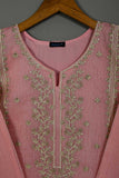 P-104-21-Pink - Paper Cotton 5 - Paper Cotton Embroidered Kurti