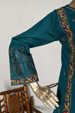 P-83-22-Turquoise - Bourne - Cambric Embroidered Kurti