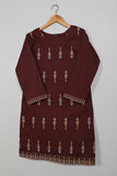 P-35-22-Maroon - Downward - Cambric Embroidered Kurti