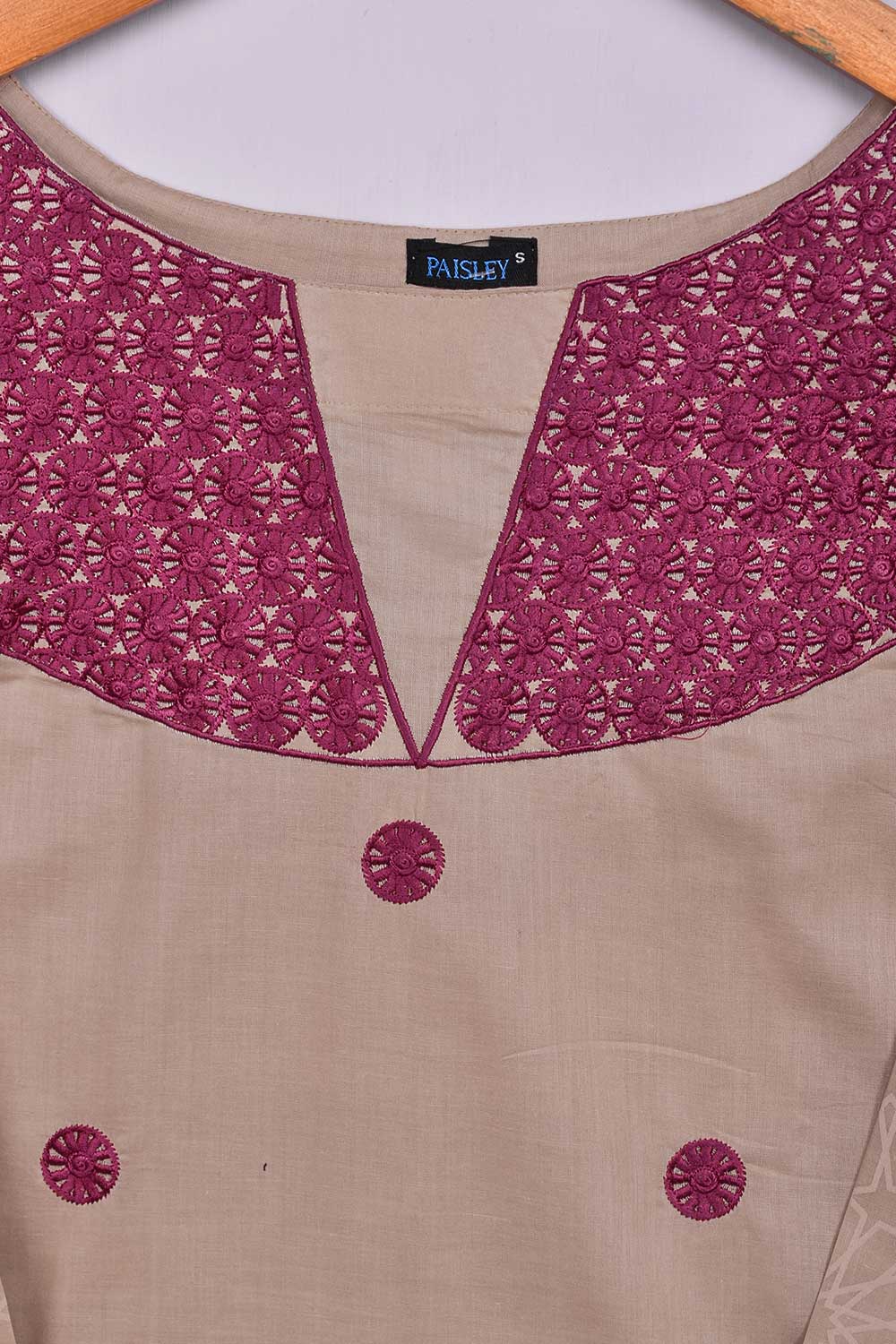 P-238-19-Skin - Emb Wheel - Cambric Embroidered Kurti