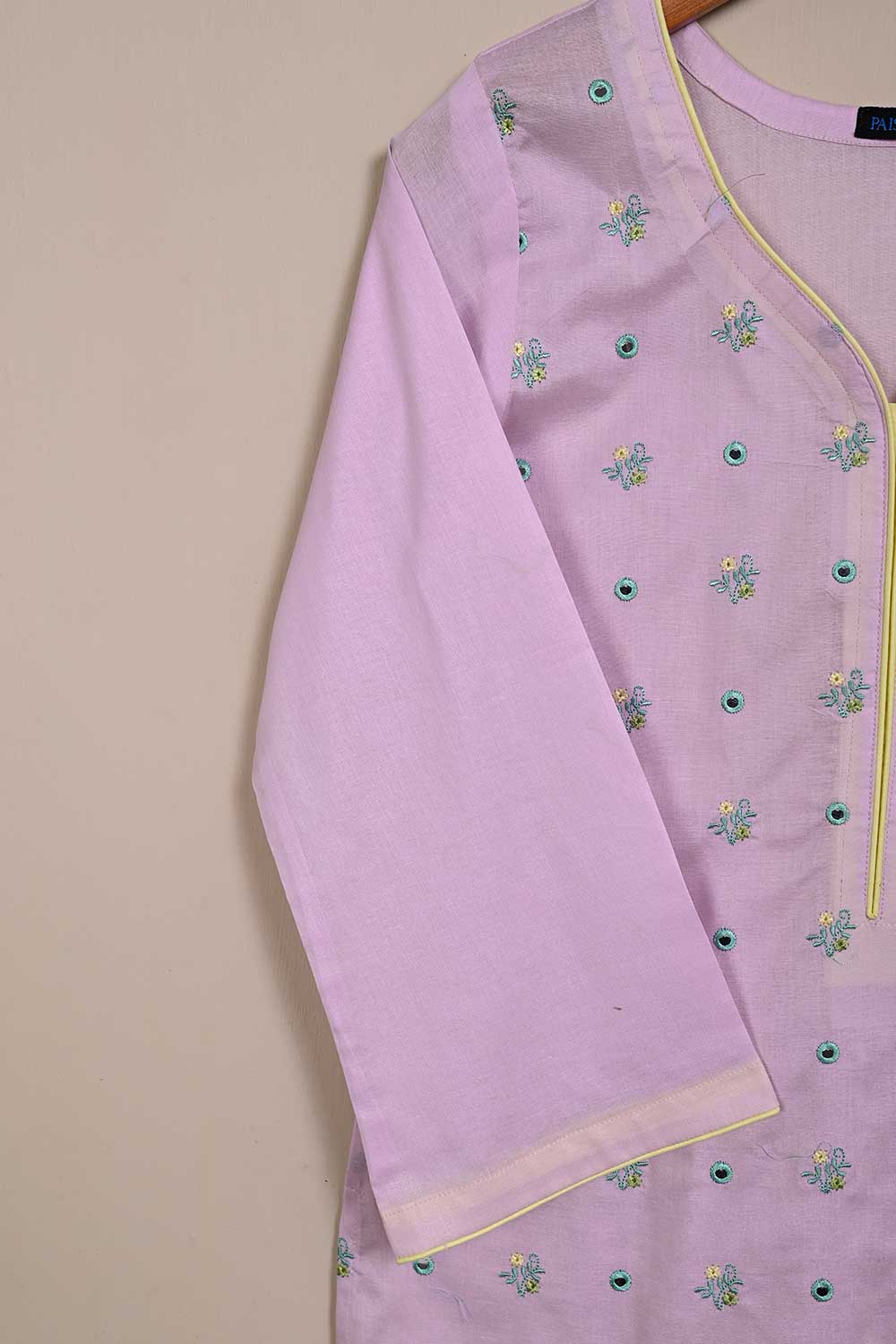 P-88-21-LightPurple - PY-11 - Cambric Embroidered Kurti