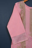 P-103-21-Pink - Aurora - Paper Cotton Embroidered Kurti