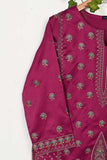 Embrodered Silk Kurti - Precious-(P-01-20-Fuchsia)