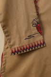 Mud Style (PSW-09B-Skin) - Cotton Embroidered Stitched Kurti