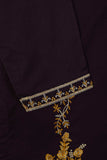 P-01-22-Purple - Grim - Cambric Embroidered Kurti