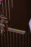 Kali Cycle (P-70-21-Brown) - Cambric Printed & Embroidered Kurti