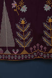 P-112-21-Purple - Pyramid Tree - Cambric Embroidered Kurti