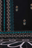 Cambric Printed & Embroidered Kurti - Smith (P-231-19-Black)