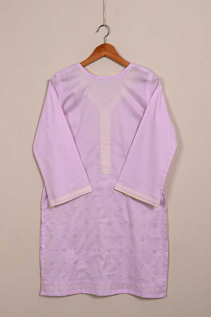 P-88-21-LightPurple - PY-11 - Cambric Embroidered Kurti