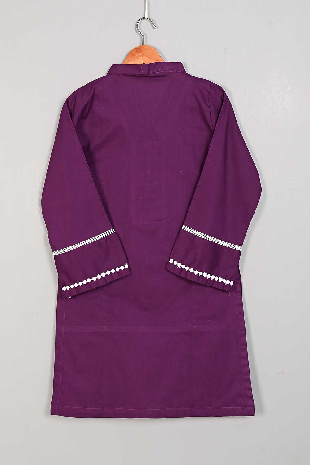 LT-19A-Purple - Cotton Stitched Kurti