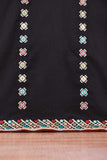 Cambric Embroidered Kurti - Axis (P-33-21-Black)