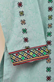 Cambric Embroidered Kurti - Axis (P-33-21-Ferozi)