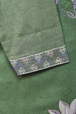 Cambric Printed & Embroidered Kurti - Bird (P-06-21-Green)