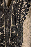 Cambric Printed & Embroidered Kurti - Black Arrow Skin P-66-17-SK