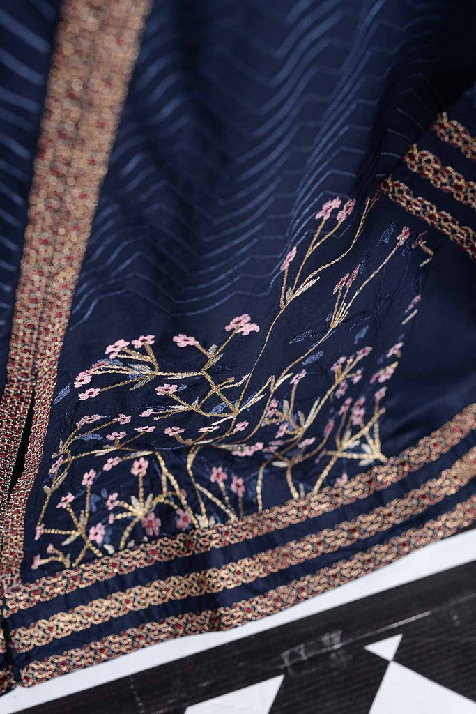Cambric Embroidered Kurti - Center Cut P-159-19-NB