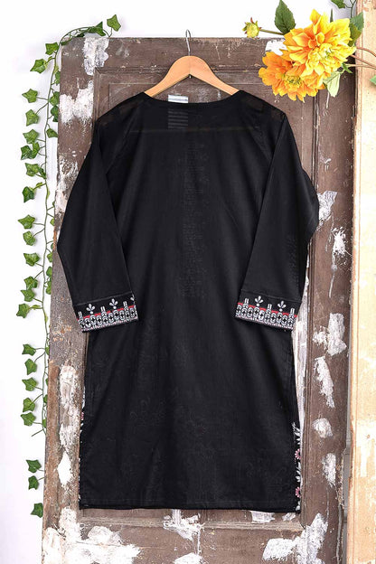 Cambric Embroidered Kurti - China Town P-58-18-BLK