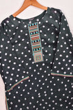 Cambric Printed & Embroidered Kurti - Chunri Lawn Shirt (P-CL-21-Grey)