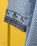 Cambric Embroidered & Printed Kurti  - Cross Stitch (P-164-19-F)