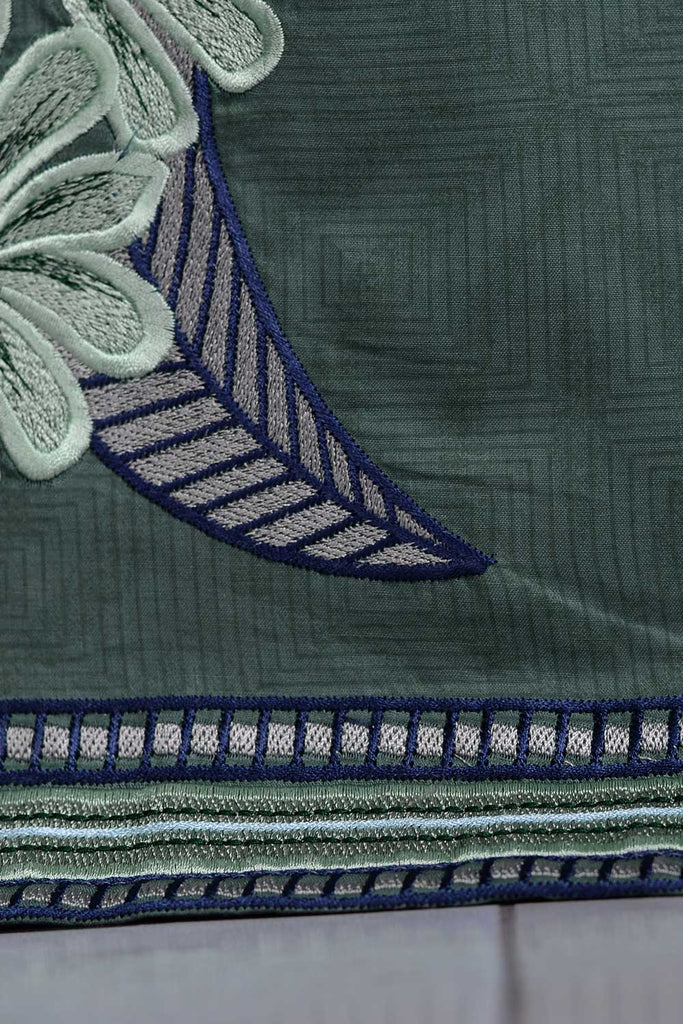 Cambric Printed & Embroidered Kurti - Depth (P-08-20-Grey)
