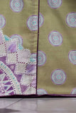 Cambric Printed Kurti - Digital Angrakha (P-66-20-YellowGreen)