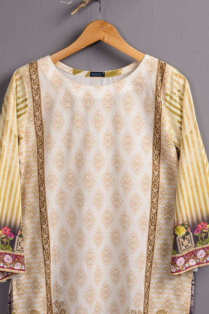 Lawn Printed Kurti - Eminence Cream (EM-002)