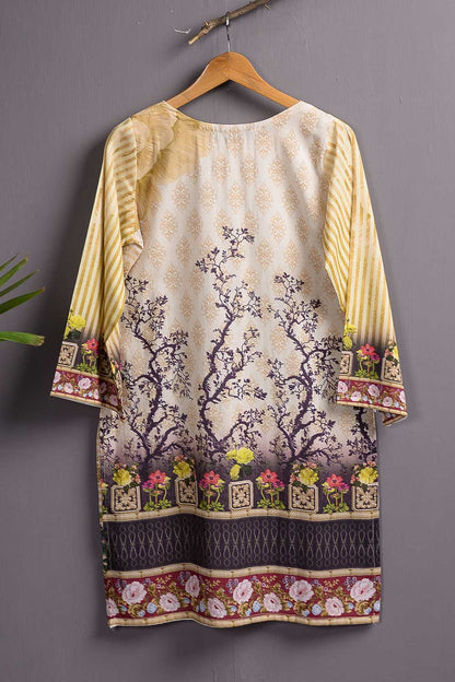 Lawn Printed Kurti - Eminence Cream (EM-002)